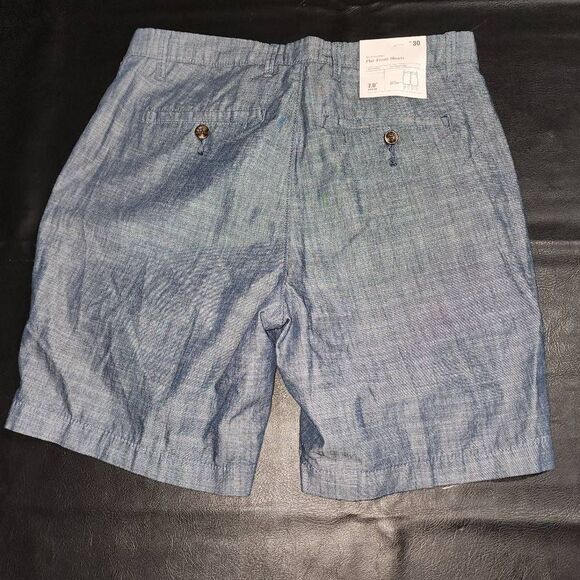 NWT Goodfellow & Co Mens Blue The Every Wear Shirts 7" 30 - Picture 2 of 7